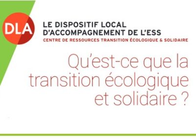 La transition écologique et solidaire