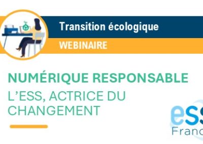 Webinaire – Numérique responsable : l’ESS, actrice du changement