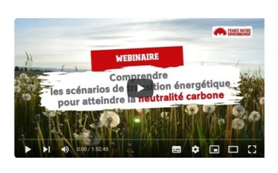 Webinaire – Comprendre les différents scénarios de transition énergétique