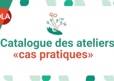 Catalogue des ateliers « cas pratiques » proposés par le CRDLA transformation écologique